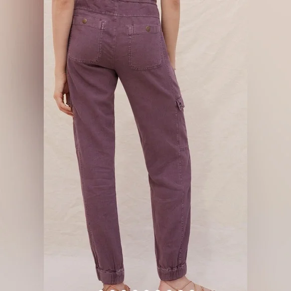 Anthropologie Cargo Jogger, Purple, S - Picture 3 of 13
